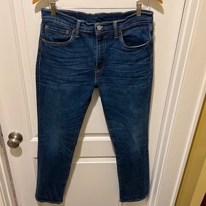 Levi’s 511 (slim) dark wash stretch jean 33x32